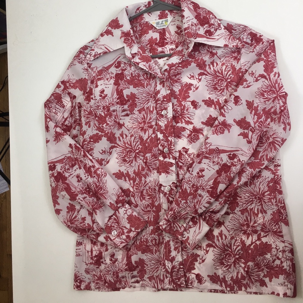 42 Bust Groovy 1970’s Shirt - Picture 1 of 7